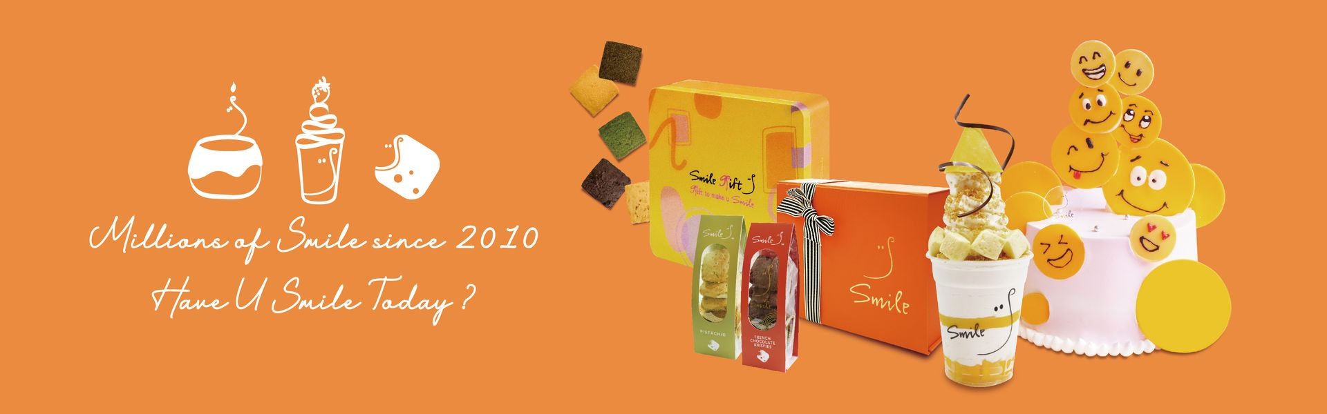 Smile Yogurt｜希臘乳酪雪糕｜軟綿綿蛋糕｜微笑曲奇